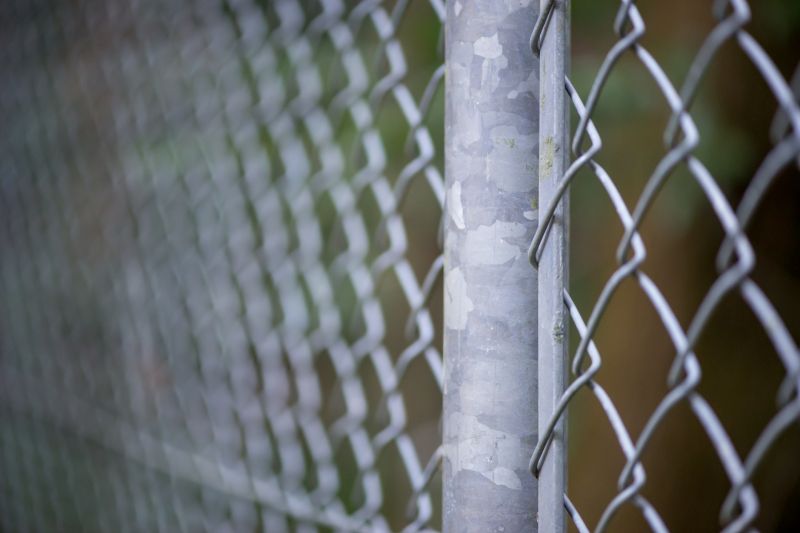 Chain-Link Fence in Place