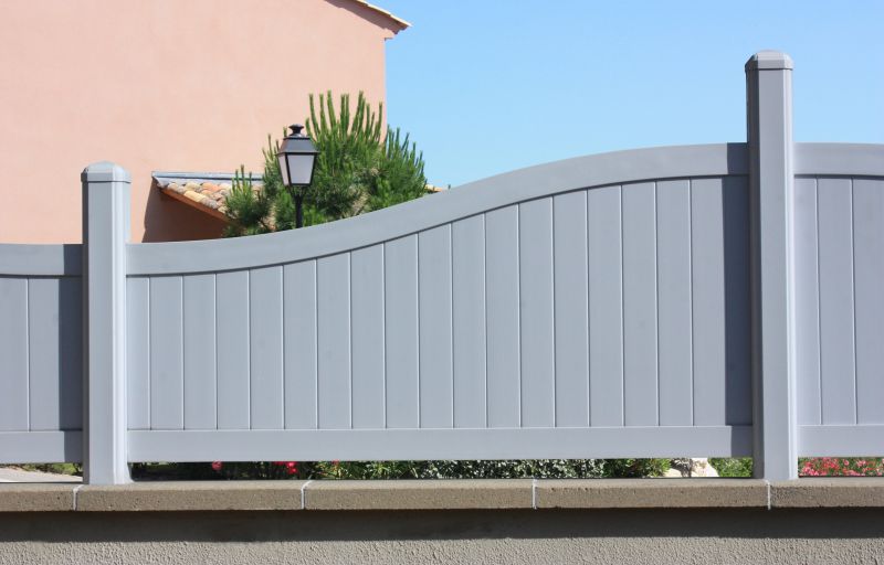Vinyl Fence with Clean Finish
